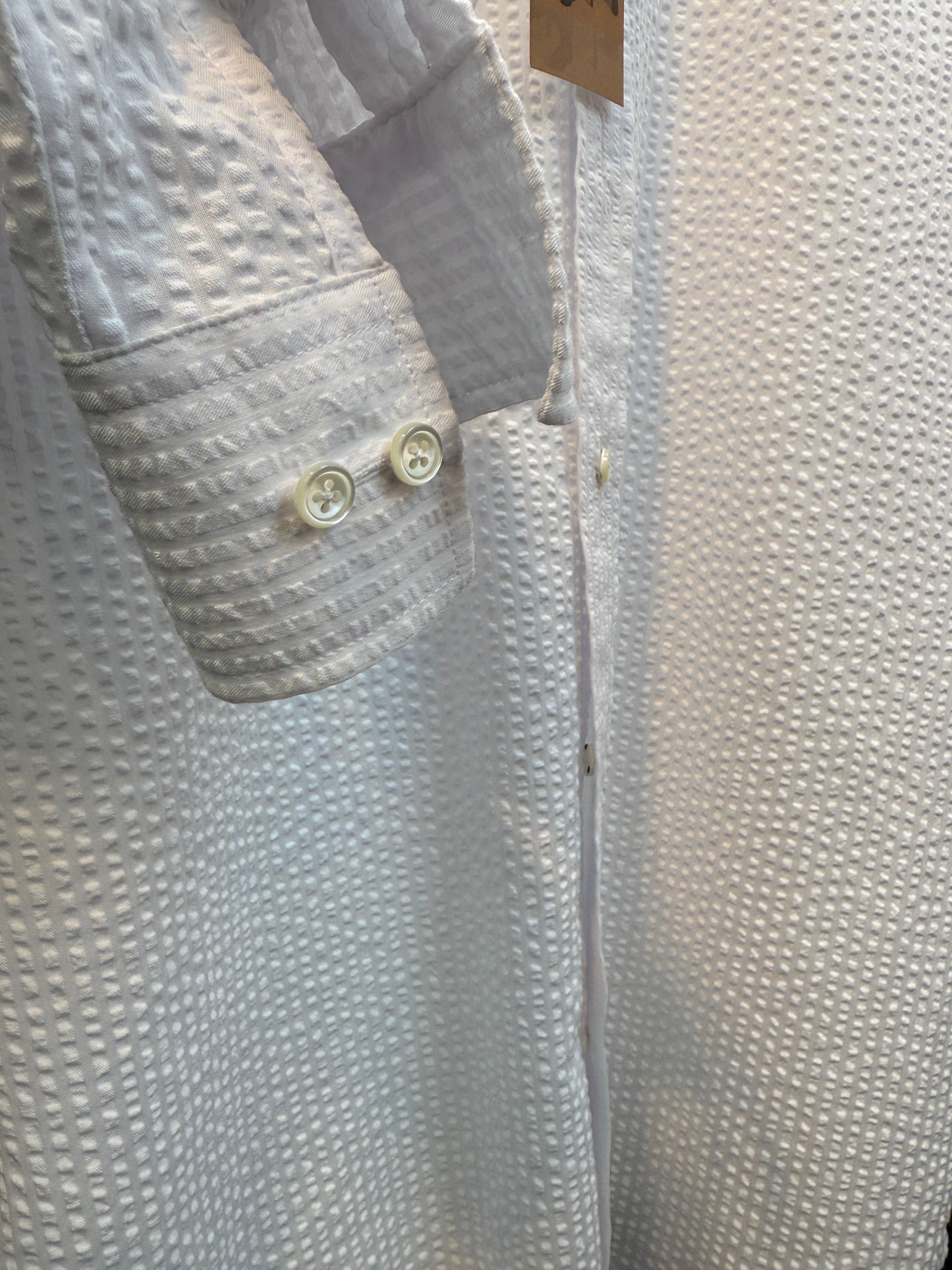 Roberto's - Seersucker Button Down Shirt