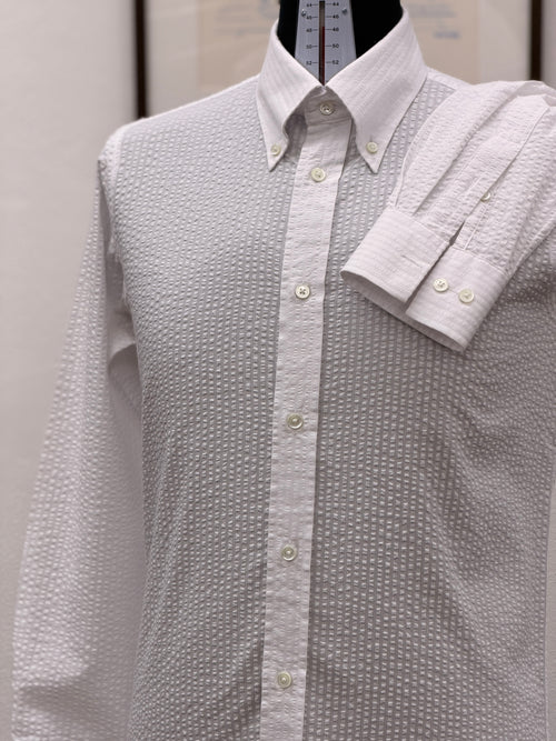 Roberto's - Seersucker Button Down Shirt